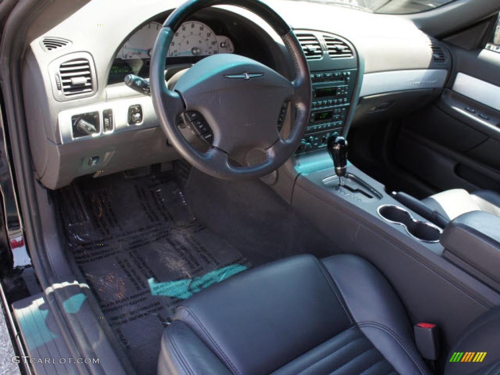 2002 Ford Thunderbird Premium Roadster Midnight Black Dashboard Photo #48741696