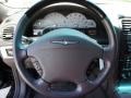 Midnight Black 2002 Ford Thunderbird Premium Roadster Steering Wheel