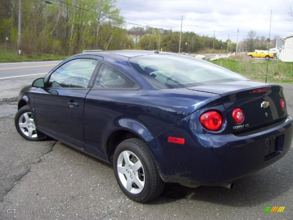 2008 Cobalt LS Coupe - Imperial Blue Metallic / Gray photo #5