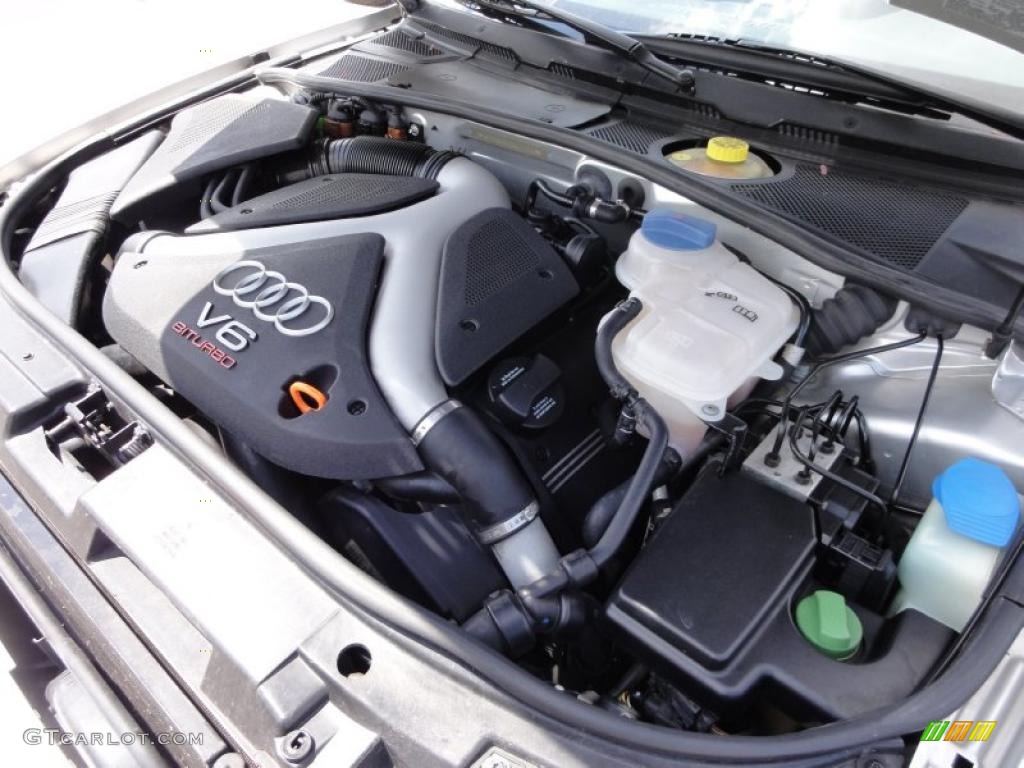2002 Audi S4 2.7T quattro Avant 2.7 Liter Twin-Turbocharged DOHC 30-Valve V6 Engine Photo #48742419