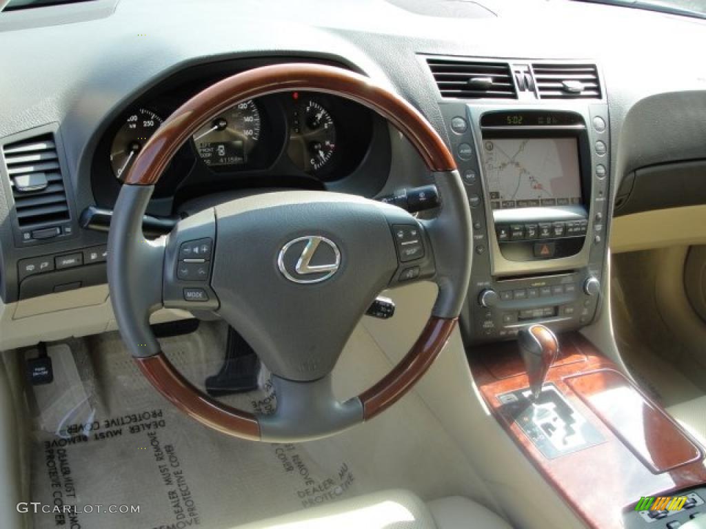 2007 Lexus GS 450h Hybrid Cashmere Dashboard Photo #48743880