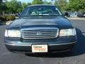 1998 Dark Green Satin Metallic Ford Crown Victoria LX Sedan  photo #7