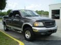 2002 Dark Shadow Grey Metallic Ford F150 Lariat SuperCrew 4x4  photo #6
