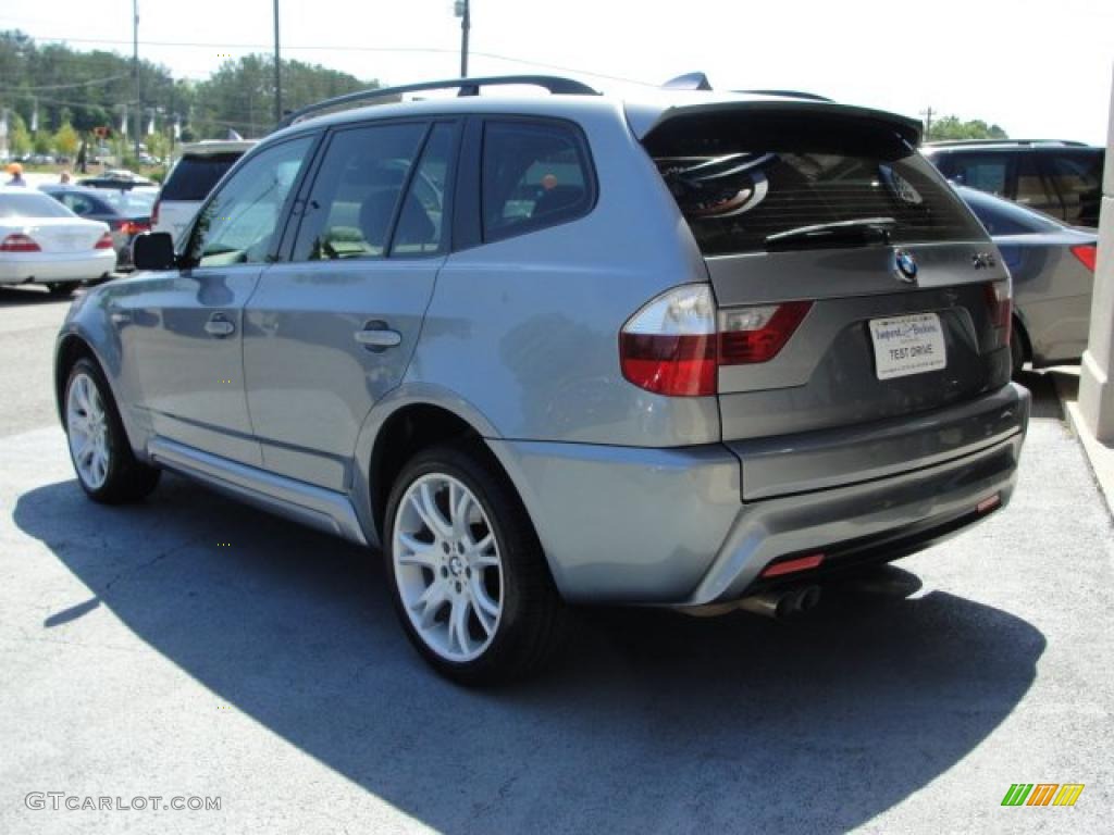 Titanium Silver Metallic 2007 BMW X3 3.0si Exterior Photo #48744504