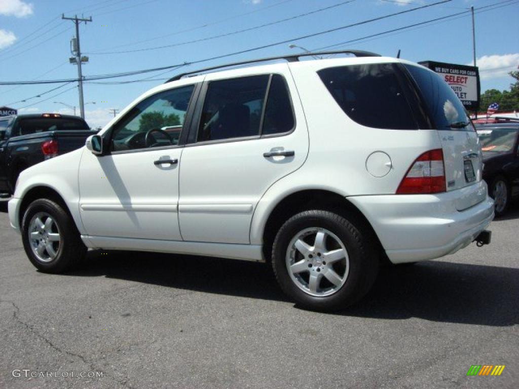 2005 ML 500 4Matic - Alabaster White / Ash photo #3