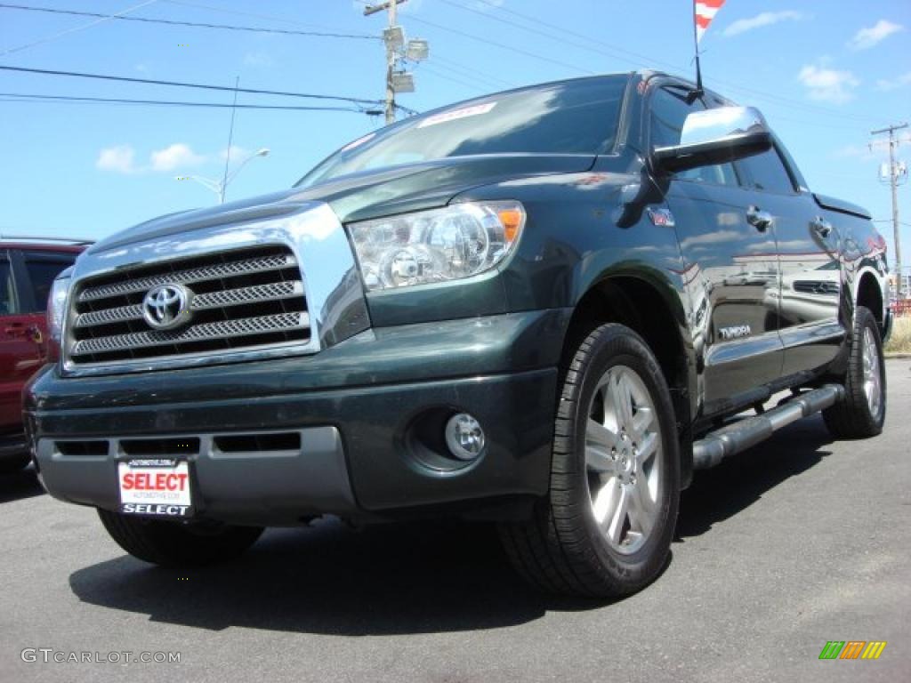 2007 Tundra Limited CrewMax - Timberland Mica / Beige photo #1