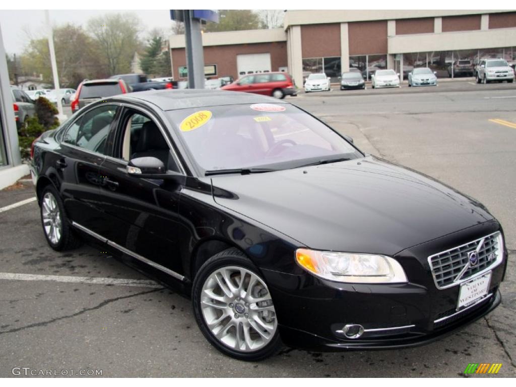 2008 S80 V8 AWD - Black / Anthracite Black photo #3