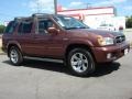 2004 Burnt Copper Pearl Nissan Pathfinder LE Platinum  photo #8