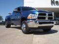 2011 Deep Water Blue Pearl Dodge Ram 3500 HD ST Crew Cab 4x4 Dually  photo #1