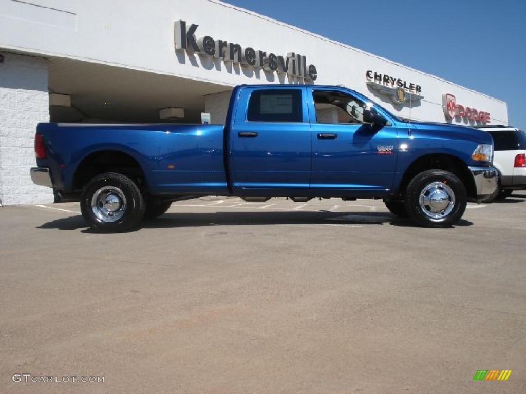 2011 Ram 3500 HD ST Crew Cab 4x4 Dually - Deep Water Blue Pearl / Dark Slate Gray/Medium Graystone photo #2
