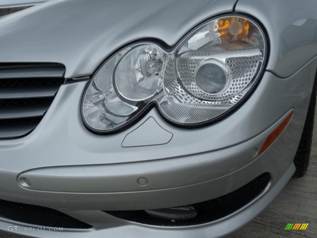 Brilliant Silver Metallic 2005 Mercedes-Benz SL 500 Roadster Exterior Photo #48746953