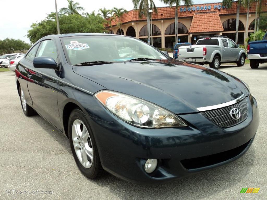 2006 Solara SE Coupe - Oceanus Blue Pearl / Dark Stone photo #2
