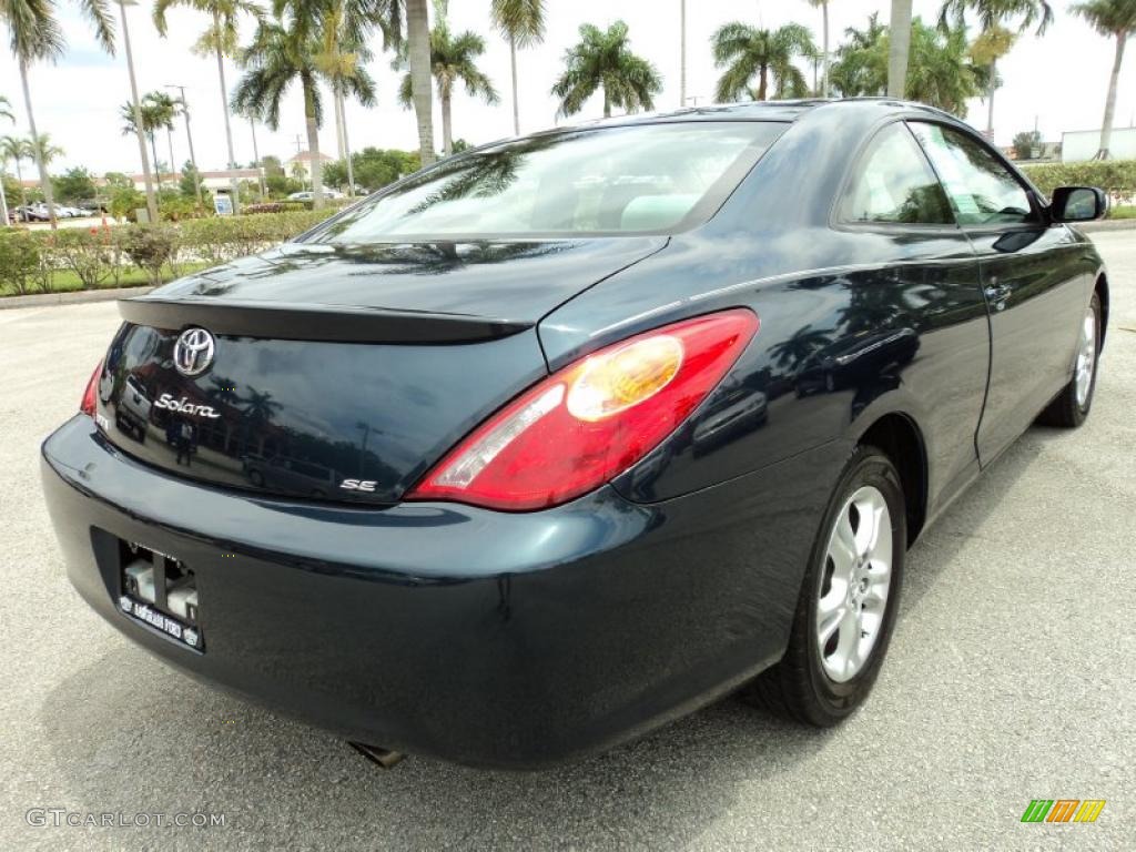 2006 Solara SE Coupe - Oceanus Blue Pearl / Dark Stone photo #6