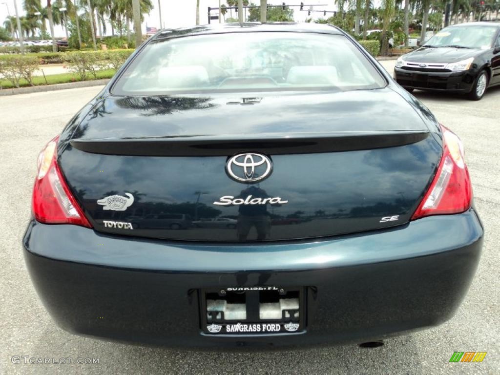 2006 Solara SE Coupe - Oceanus Blue Pearl / Dark Stone photo #7