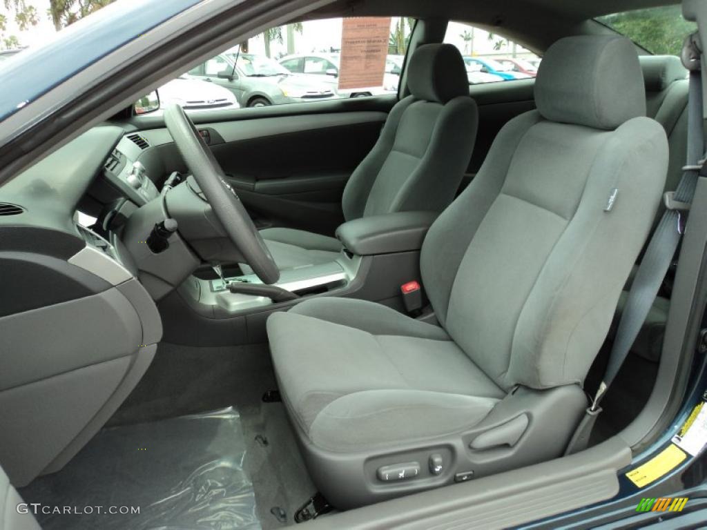 Dark Stone Interior 2006 Toyota Solara SE Coupe Photo #48747384