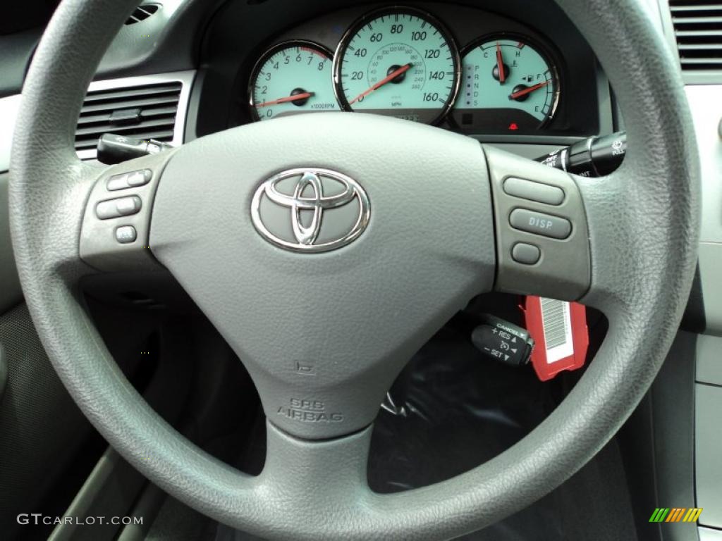 2006 Toyota Solara SE Coupe Dark Stone Steering Wheel Photo #48747459