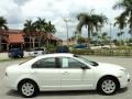 2008 White Suede Ford Fusion S  photo #5