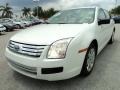 2008 White Suede Ford Fusion S  photo #13
