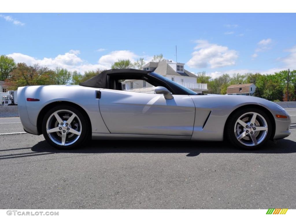 Machine Silver Metallic 2006 Chevrolet Corvette Convertible Exterior Photo #48748242