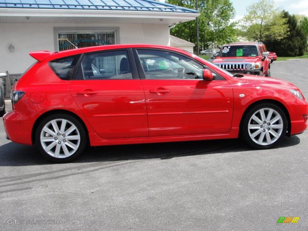 True Red 2008 Mazda MAZDA3 MAZDASPEED Grand Touring Exterior Photo #48748302