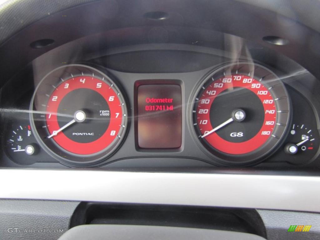 2009 Pontiac G8 GT Gauges Photo #48748518