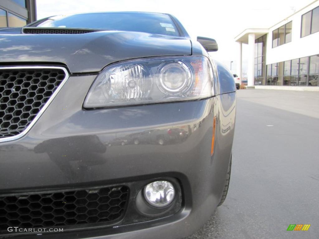 2009 G8 GT - Magnetic Gray Metallic / Onyx/Red photo #26