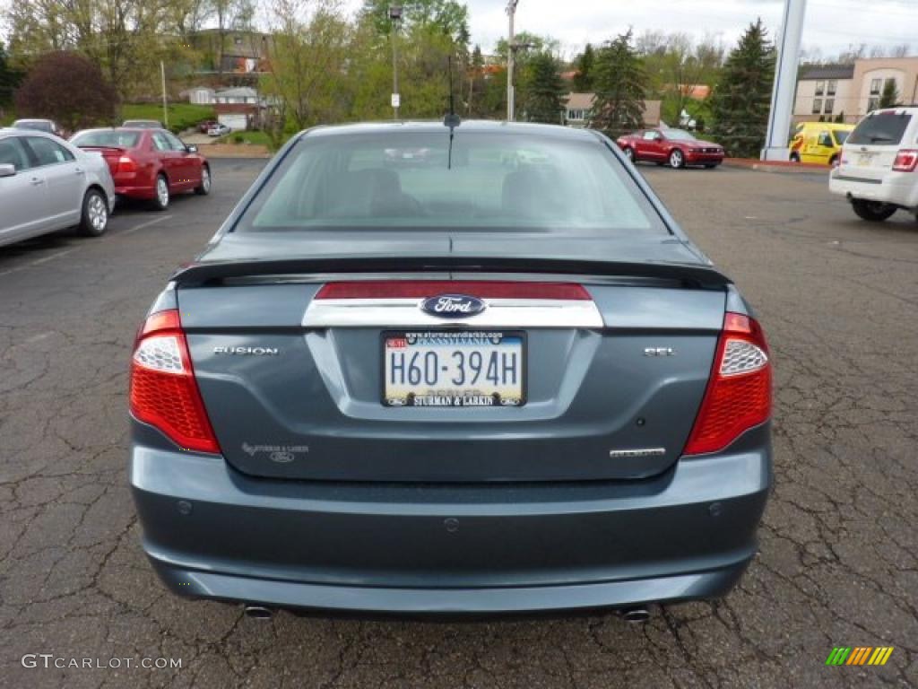 2011 Fusion SEL V6 - Steel Blue Metallic / Charcoal Black photo #3