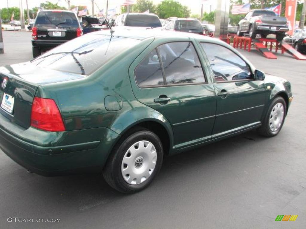 1999 Jetta GL Sedan - Bright Green Pearl / Black photo #11