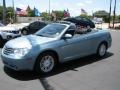 2009 Clearwater Blue Pearl Chrysler Sebring Touring Convertible  photo #5