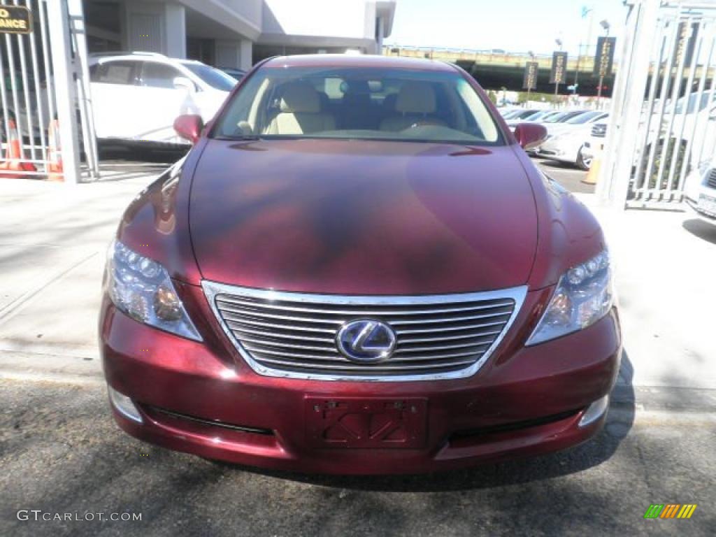 Noble Spinel Red Mica 2008 Lexus LS 600h L Hybrid Exterior Photo #48751878