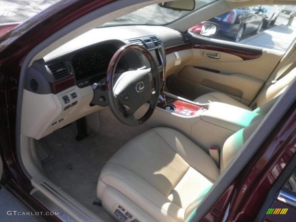 Alabaster Interior 2008 Lexus LS 600h L Hybrid Photo #48751905