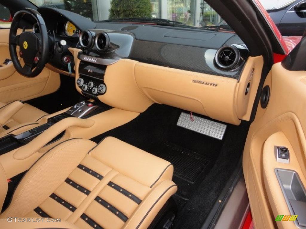 2007 Ferrari 599 GTB Fiorano F1 Beige Dashboard Photo #48754029