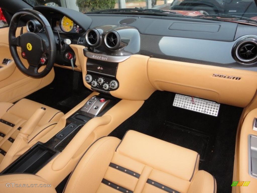 2007 Ferrari 599 GTB Fiorano F1 Beige Dashboard Photo #48754102