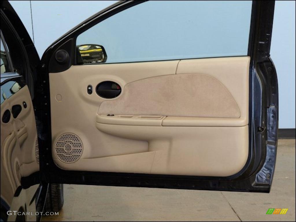 2005 Saturn ION 3 Quad Coupe Tan Door Panel Photo #48755236