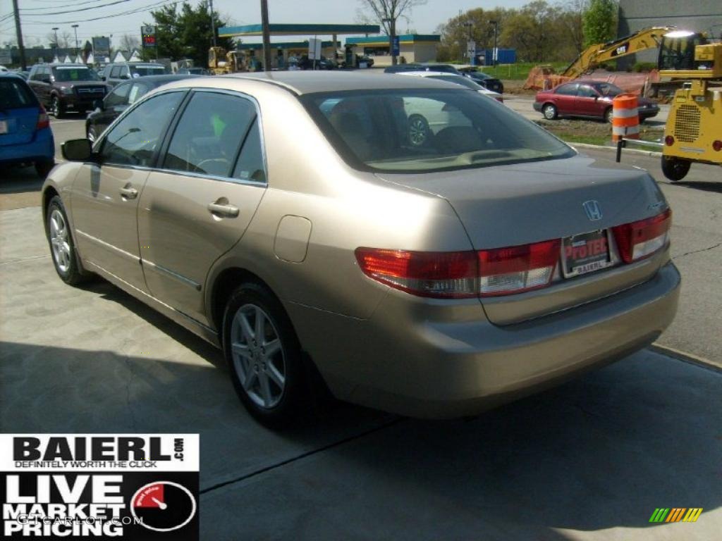 2003 Accord EX V6 Sedan - Desert Mist Metallic / Ivory photo #4