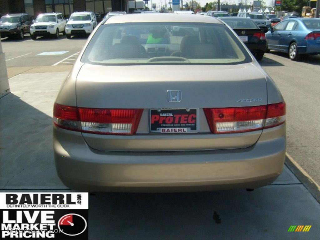 2003 Accord EX V6 Sedan - Desert Mist Metallic / Ivory photo #5