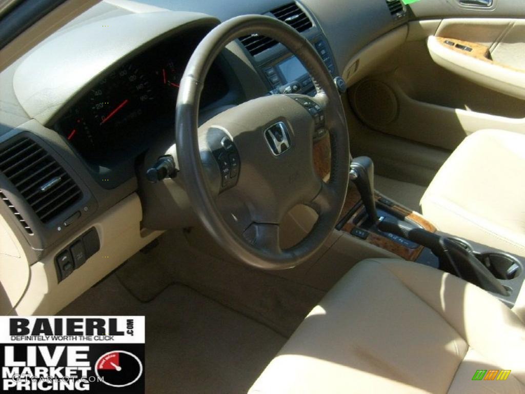 2003 Accord EX V6 Sedan - Desert Mist Metallic / Ivory photo #10