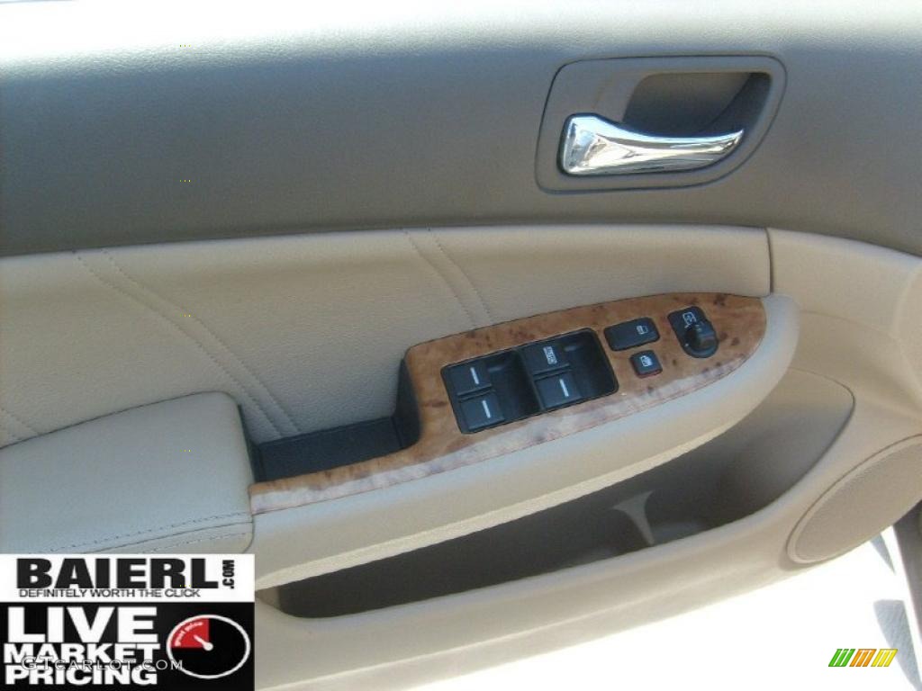 2003 Accord EX V6 Sedan - Desert Mist Metallic / Ivory photo #12