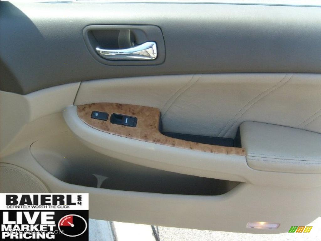 2003 Accord EX V6 Sedan - Desert Mist Metallic / Ivory photo #18