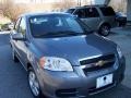 2008 Medium Gray Metallic Chevrolet Aveo LS Sedan  photo #4