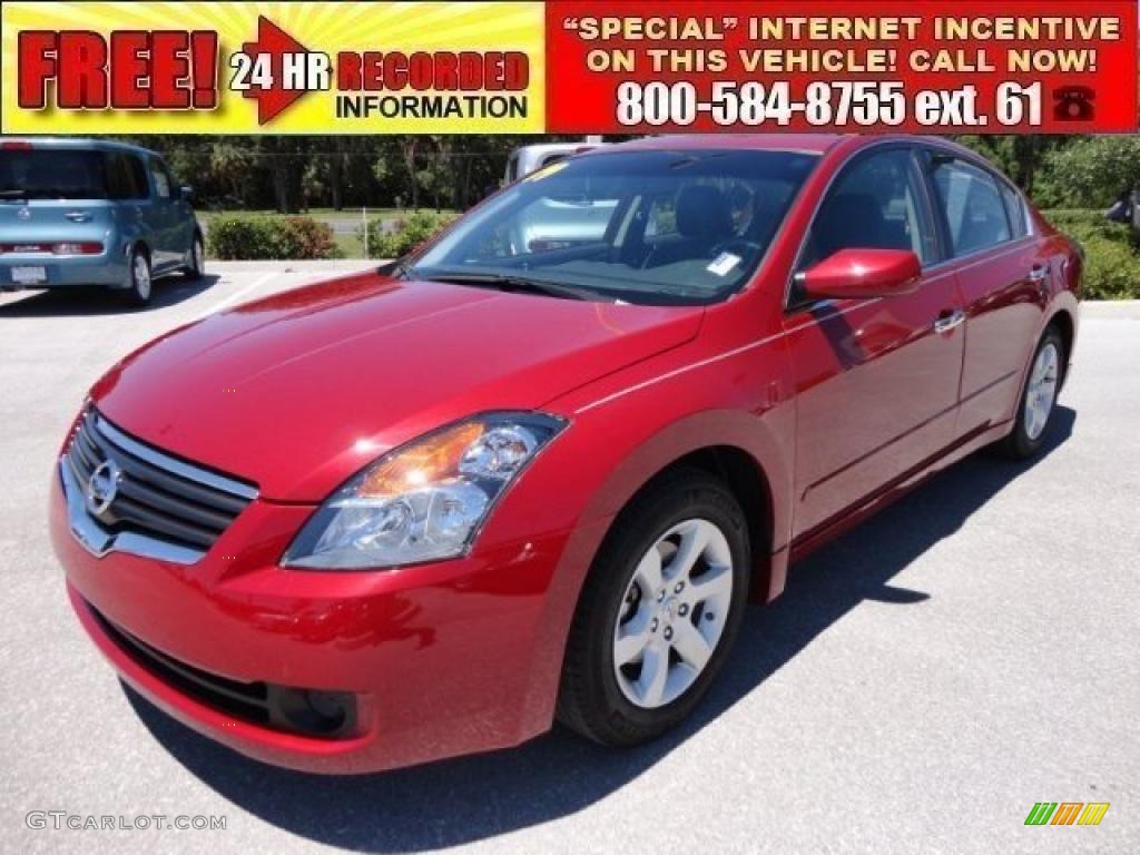 Red Brick Metallic Nissan Altima