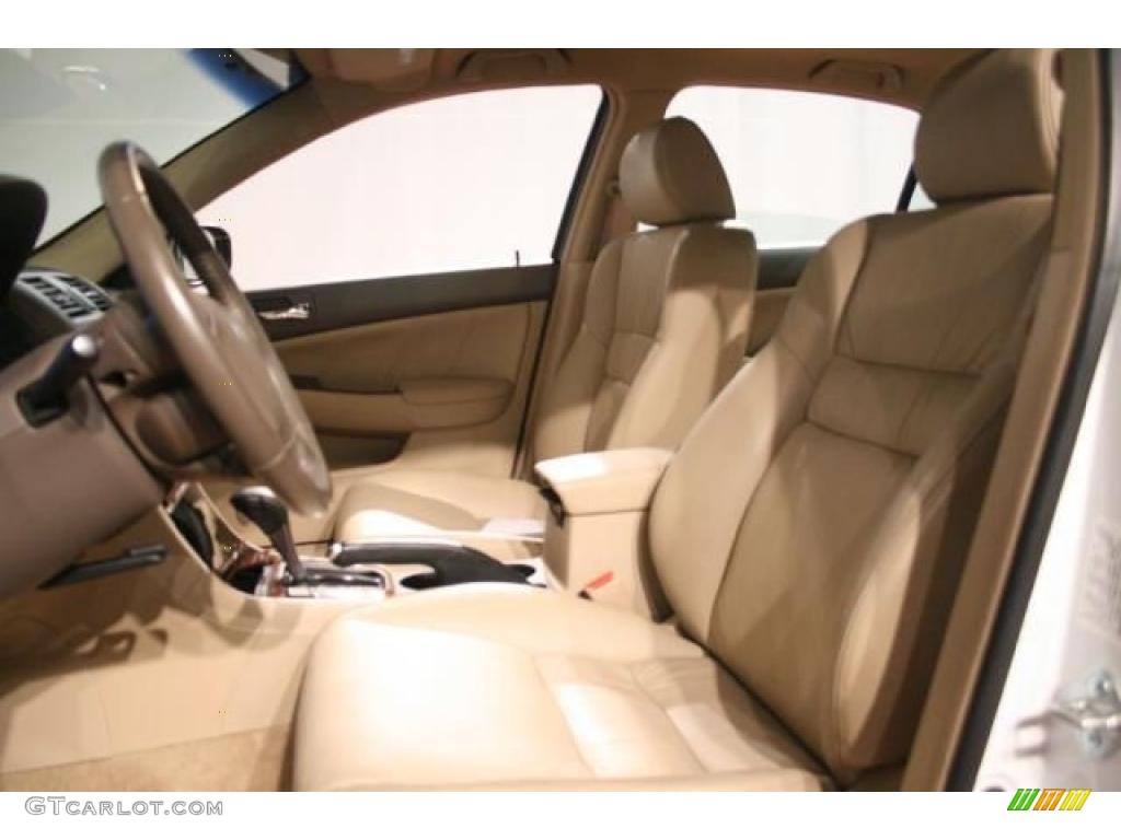 2007 Accord EX Sedan - Taffeta White / Ivory photo #13