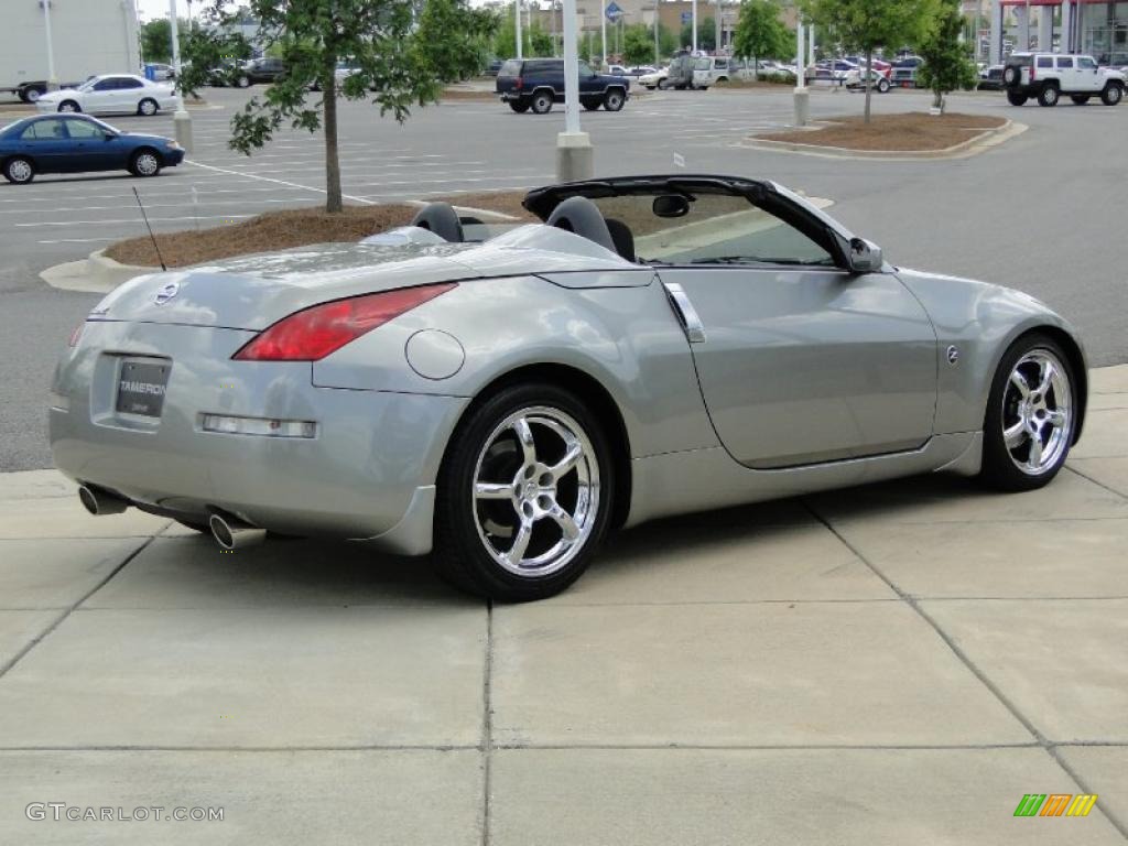 Liquid Aluminum Metallic 2004 Nissan 350Z Enthusiast Roadster Exterior Photo #48762442