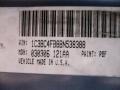 PBF: Sapphire Crystal Metallic 2011 Chrysler 200 LX Color Code