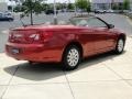 2008 Inferno Red Crystal Pearl Chrysler Sebring LX Convertible  photo #5
