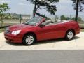 2008 Inferno Red Crystal Pearl Chrysler Sebring LX Convertible  photo #9