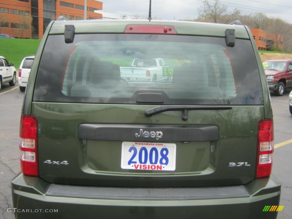 2008 Liberty Sport 4x4 - Jeep Green Metallic / Pastel Slate Gray photo #16