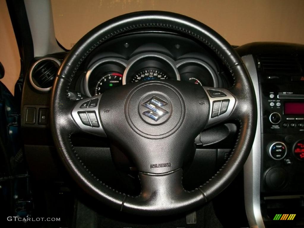 2009 Suzuki Grand Vitara XSport Black Steering Wheel Photo #48766372