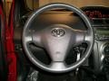 Dark Charcoal 2011 Toyota Yaris S 5 Door Liftback Steering Wheel
