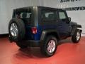 2009 Deep Water Blue Pearl Coat Jeep Wrangler X 4x4  photo #5
